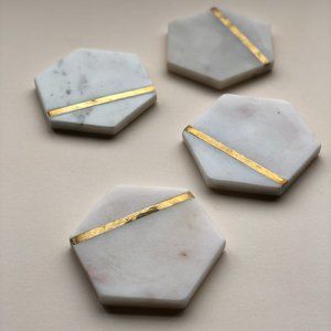 Marble Coaster Set of 4